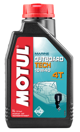 ГСМ Motul Outboard Tech 4T 10w40 (1л) new