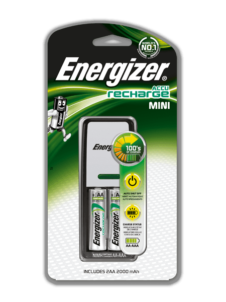 Зарядное устройство Energizer 01 Mini Charger +2аккум AA 2000mAh