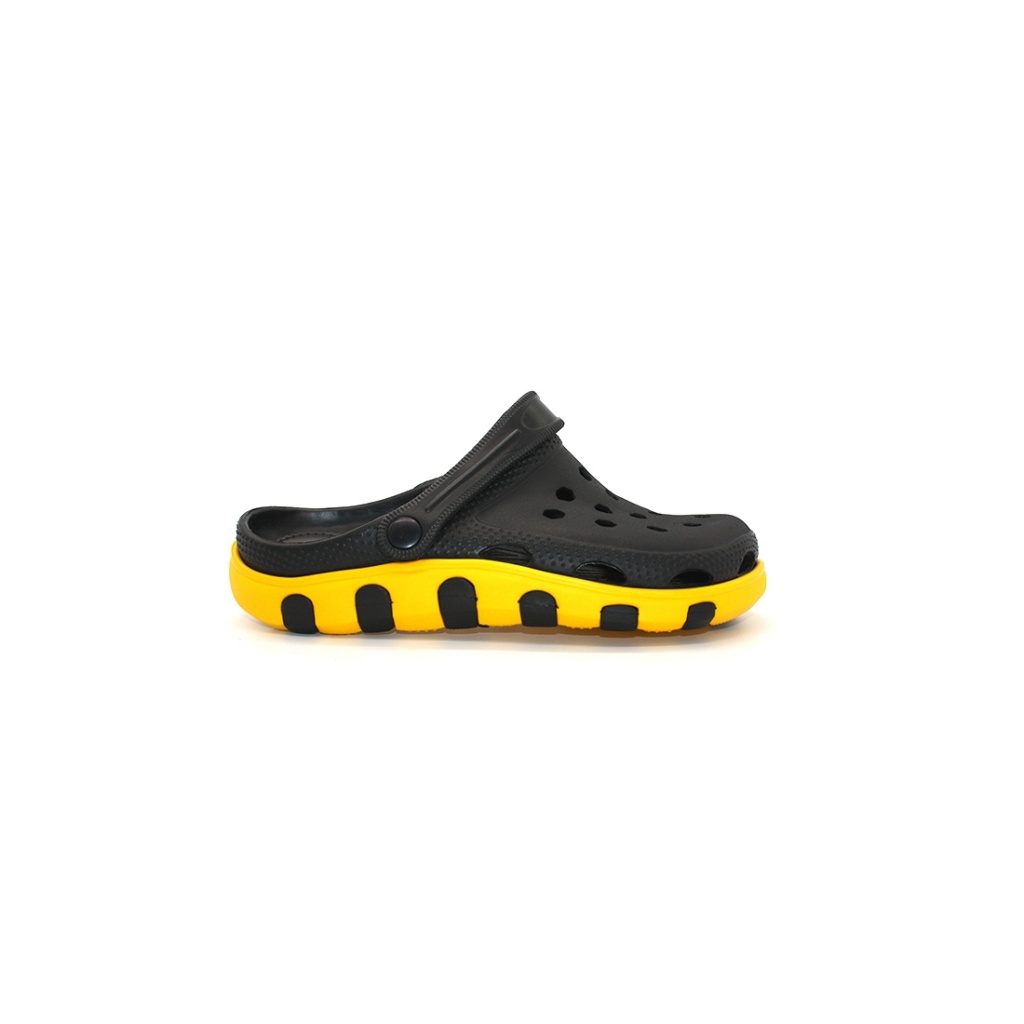 Пантолеты Eva-Shoes Комби Драйв черно-желтый р.45-46