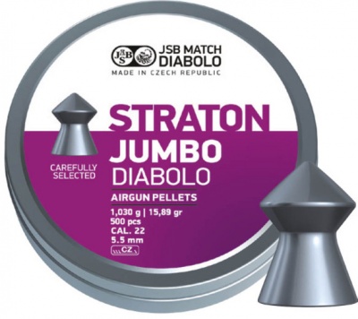 Пуля пневматическая 5,5 мм JSB Diabolo Straton Jumbo 1,030 гр (500 шт)