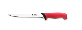 Нож кухонный слайсер для тонкой нарезки  30 см.TR JERO красная рукоять