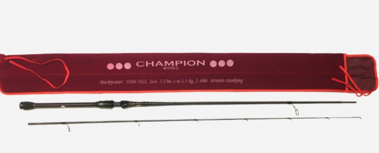 Удилище спиннинговое Champion Rods TD Backwater TDB-702L Stream Cranking 213см 1,5-8гр