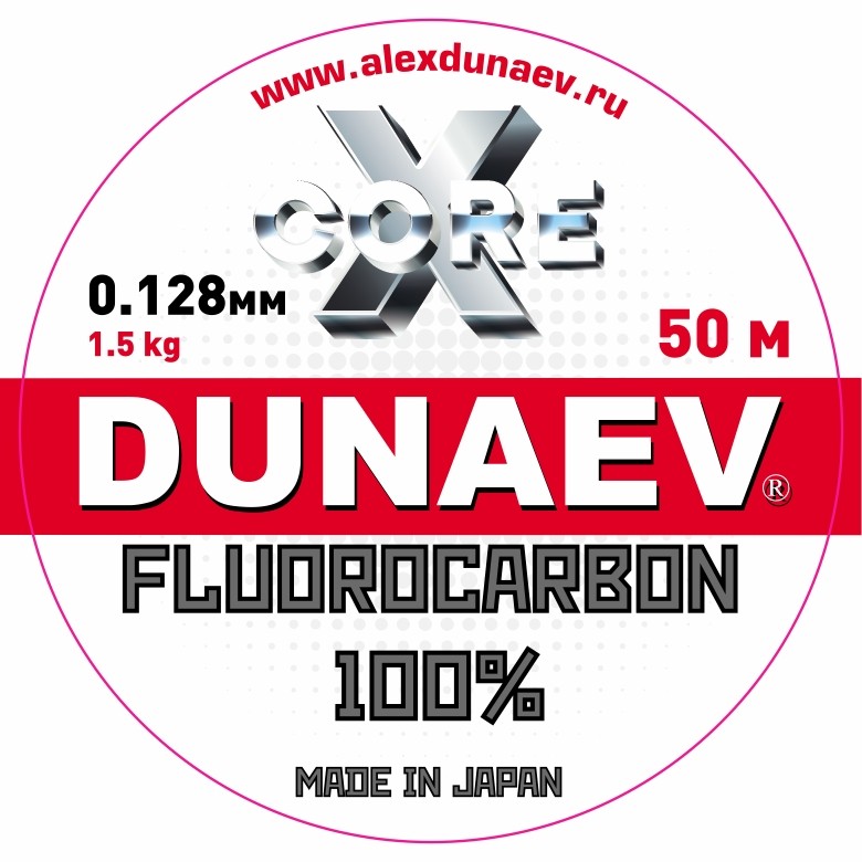 Леска Dunaev Fluorocarbon 30м 0,22мм