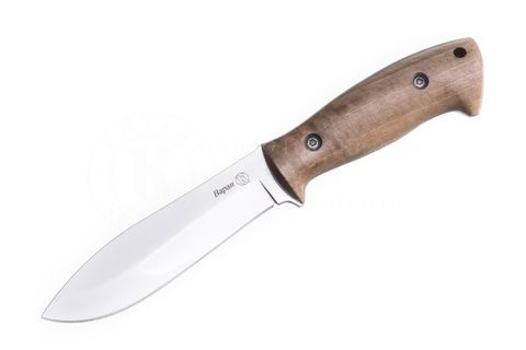 Нож "Варан" (Stonewash серый, дерево)