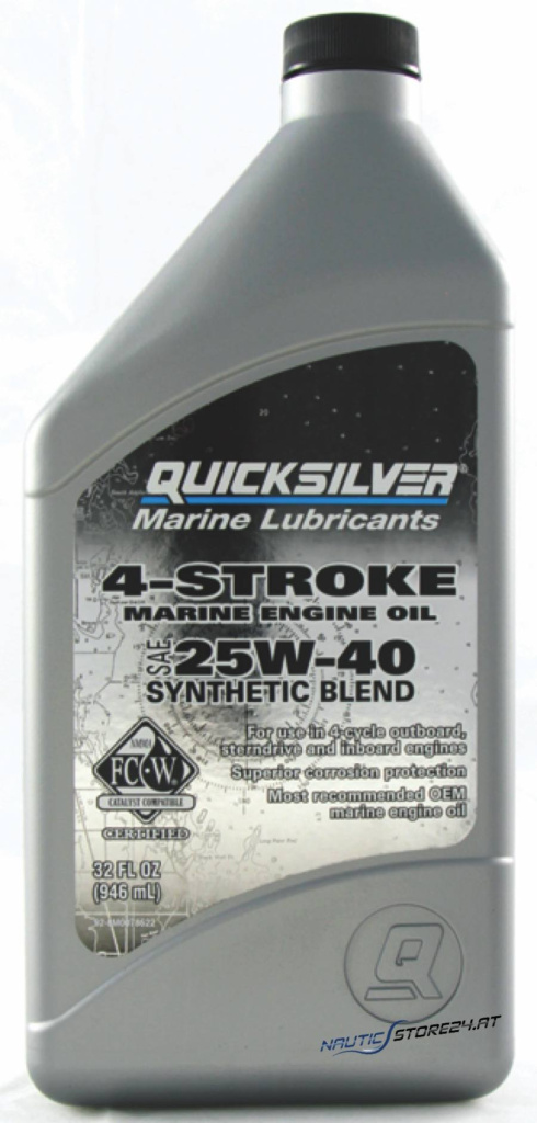ГСМ Масло Quicksilver 25W40 Syntetic Blend полусинт. 1л.