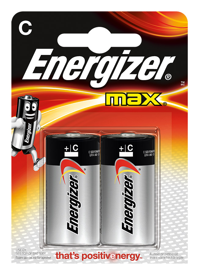 Батарейка Energizer MAX E93/С 2шт/блистер