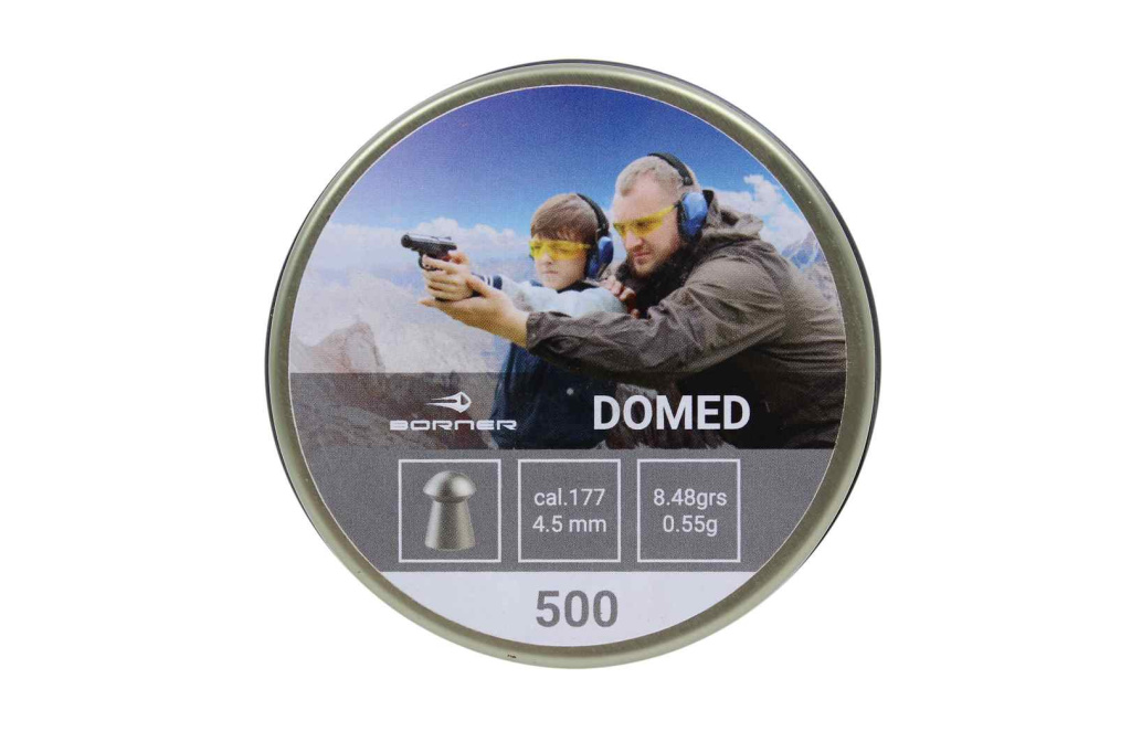 Пуля пневматическая 4,5 мм Borner "Domed" 0,60 гр. (500 шт.)