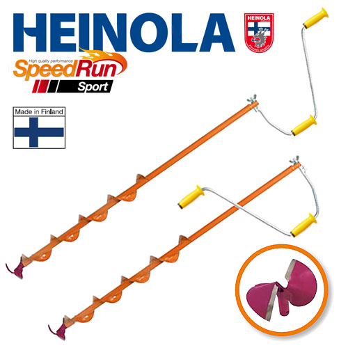 Ледобур ручной Heinola Speed Run Sport 100 мм/0.6 м