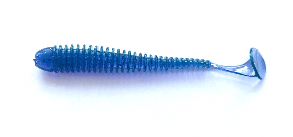 Мягкая приманка Pike Hunter Ribbed Worm 89мм 016 Fialka UV