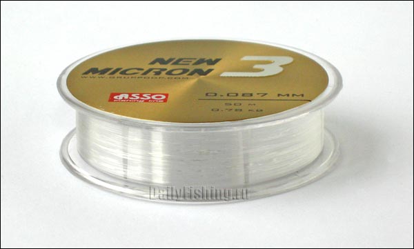 Леска Asso New Micron3 50m, 0.153*