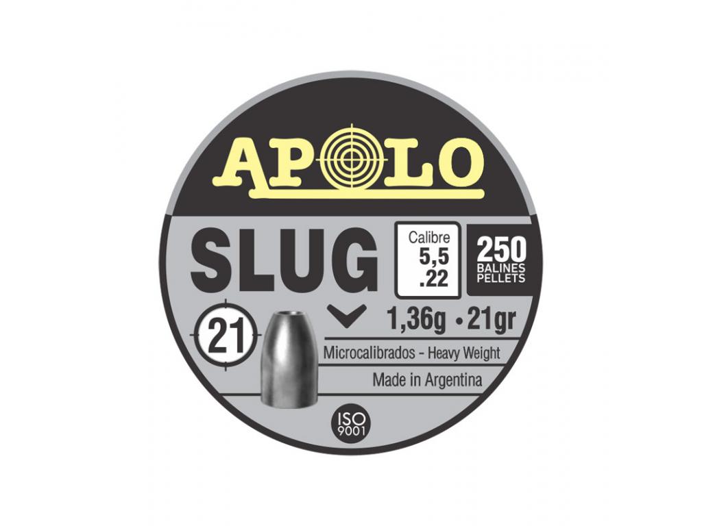 Пуля пневматическая 5,5 мм "Apolo Slug" 1,36г. (200шт.)