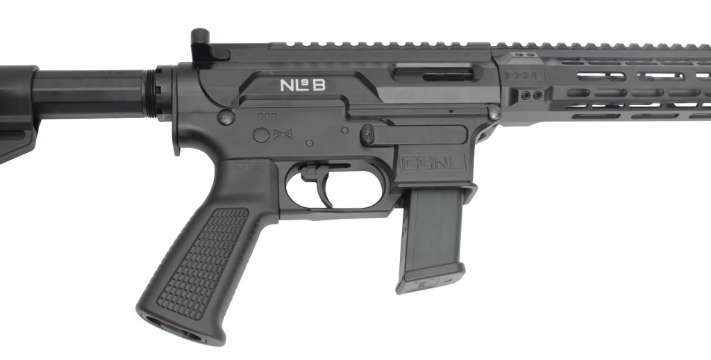 Карабин нарезной "NL9 Basic15" ловер Glock, цвет серый, Tactical Full, 9 mm Luger
