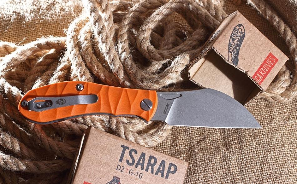 Нож складной Brutalica Tsarap (orange handle)