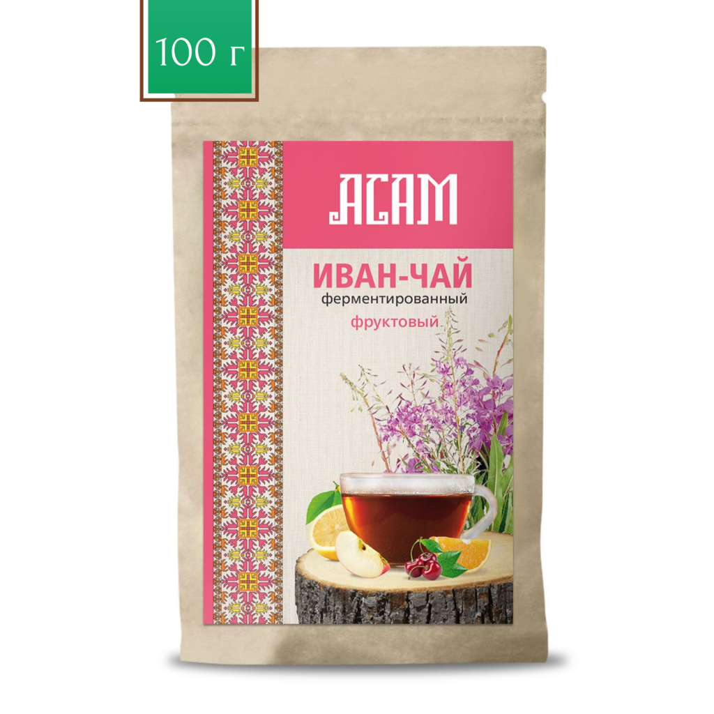 Чай Иван-чай Асам крупнолистовой фруктовый 100гр