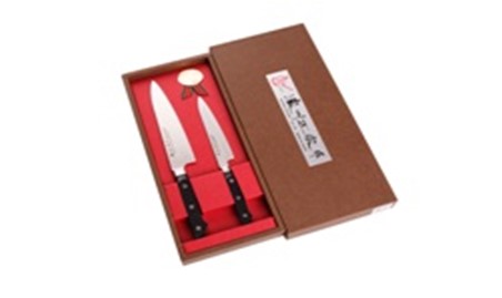 Подарочный набор Satake Stainless Bolster из 2 ножей в картонной подарочной коробке HG8361