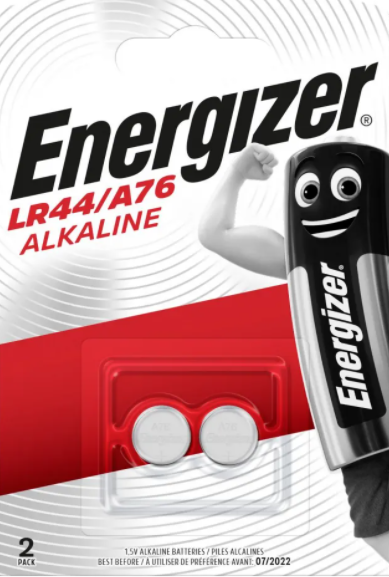 Батарейка Energizer LR44/A76 2шт/бл.