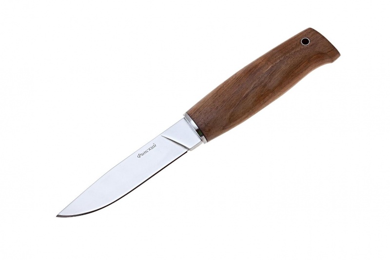 Нож "Финский" (полированный, дерево)