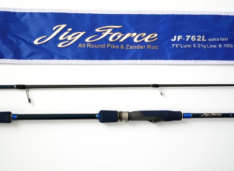 Удилище спиннинговое Hearty Rise Jig Force II JF-762L (230см 5-21гр)
