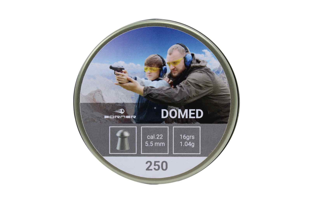 Пуля пневматическая 5,5 мм Borner "Domed" 1,04 гр. (250 шт.)