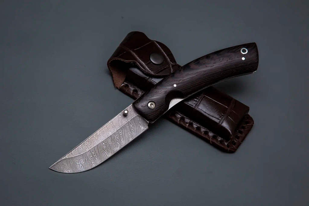 Нож складной "Тунгус" (Дамаск)