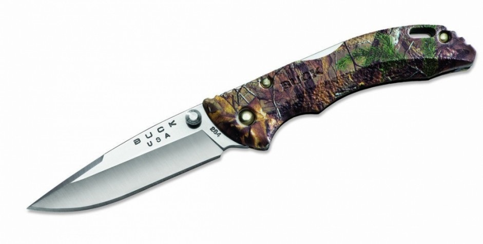 Нож складной Buck Bantam Realtree Xtra Green