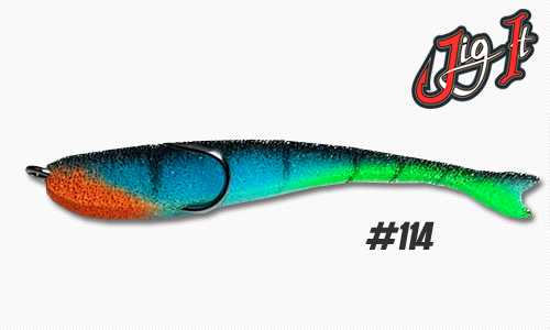 Поролоновая рыбка Jig It 125мм 114
