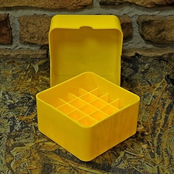 Коробка "Superduck-25" на 25 патронов жёлтая