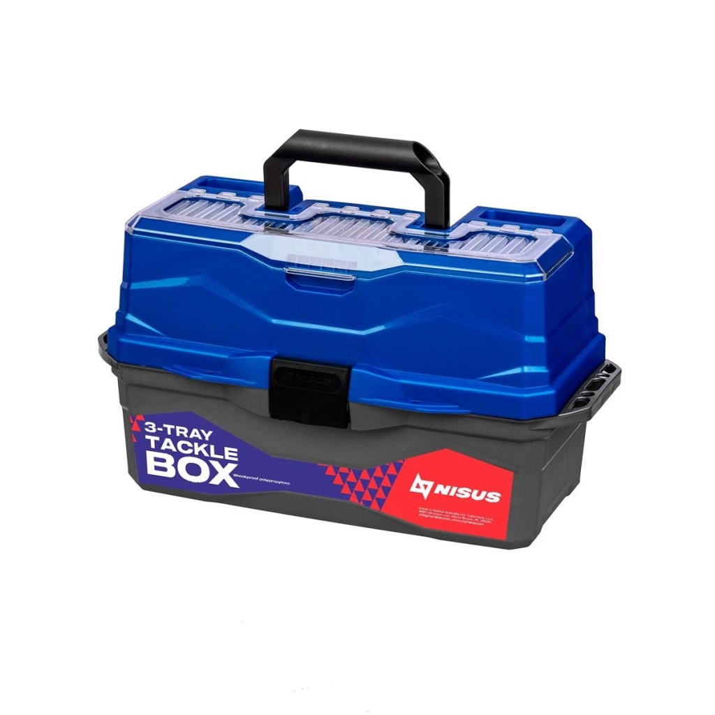 Ящик Tackle Box трехполочный NISUS синий (N-TB-3-B)