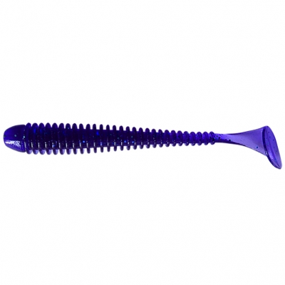 Мягкая приманка Pike Hunter Ribbed Worm 4.6" 11,7см 004 Violet (UV) 4 шт