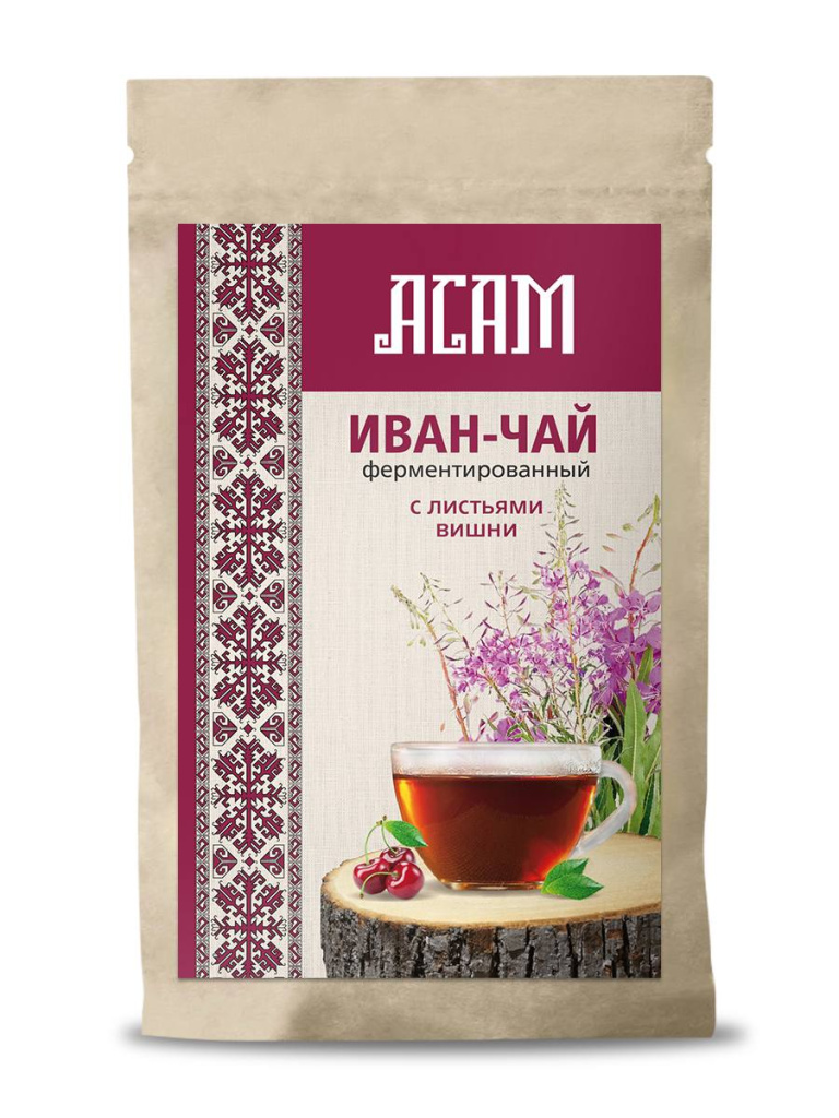 Чай Иван-чай Асам крупнолистовой с листьями вишни 100гр