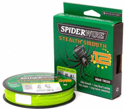 Леска плетеная Spiderwire Stealth Smooth X12 150м-0,33мм (Yellow)