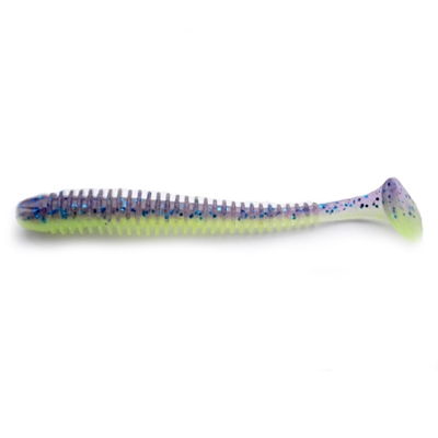 Мягкая приманка Pike Hunter Ribbed Worm 4.6" 11,7см 028 Violet Lime 4шт