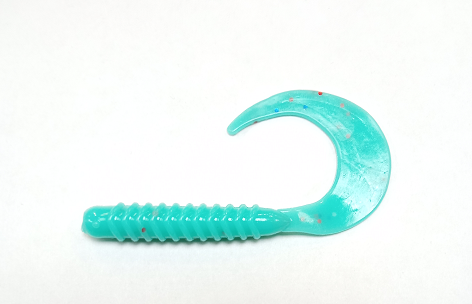 Мягкая приманка Pike Hunter Tail Grub 3" 76мм 011 Turquoise UV