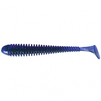 Мягкая приманка Pike Hunter Ribbed Worm 4.6" 11,7см 016 Fialka (UV) 4 шт