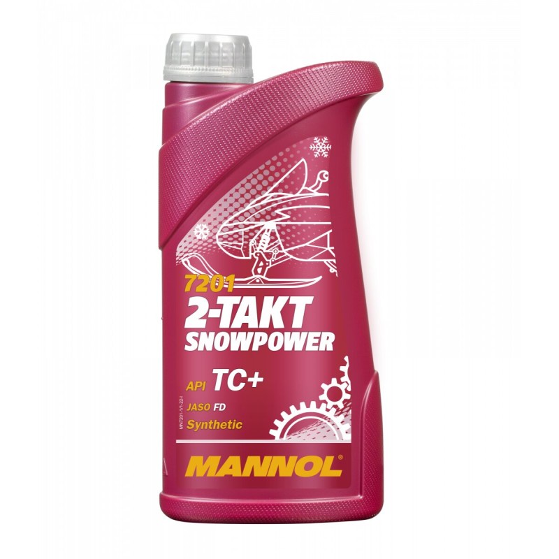 ГСМ Mannol SnowPower 2T 1л синтетика