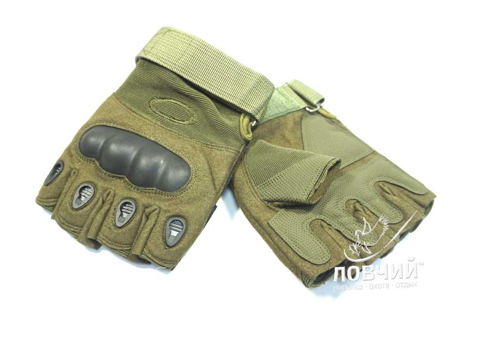 Тактические беспалые перчатки -XXL- Olive