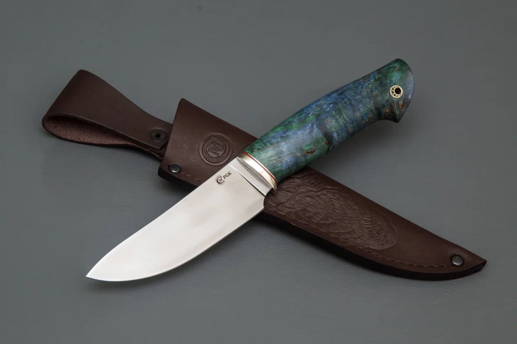 Нож "Кайман" (М-390) мельхиор, СКБ