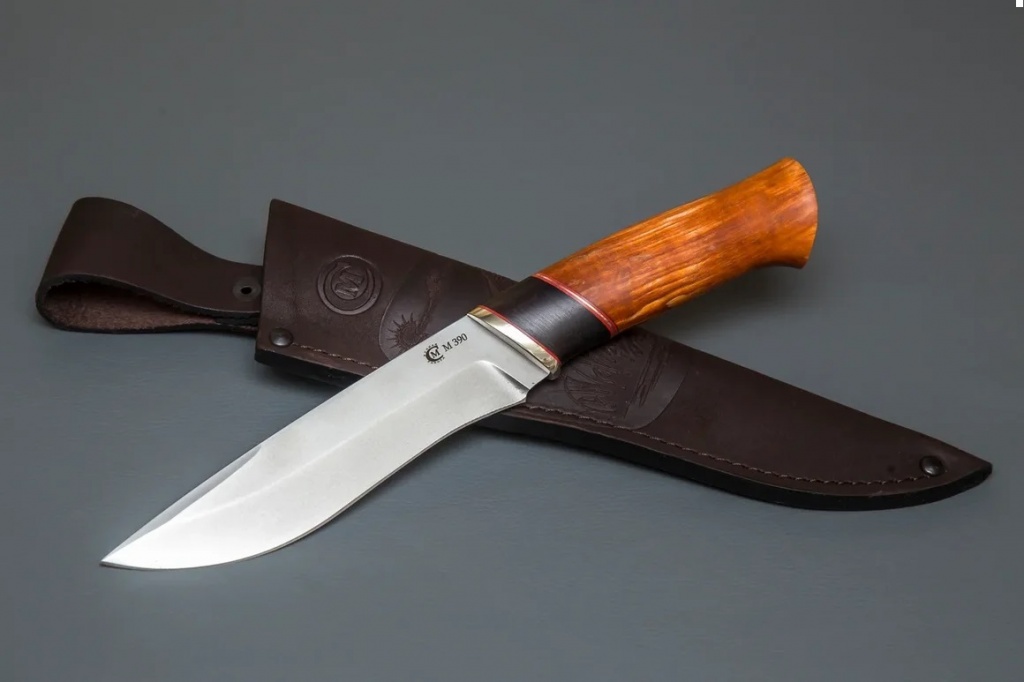 Нож "Беркут" (М-390) СКБ, мельхиор