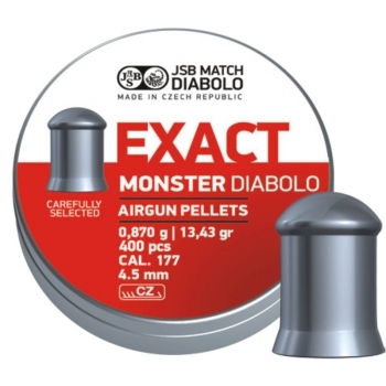 Пуля пневматическая 4,52 мм JSB Exact Monster Diablo 0,87гр (400шт)