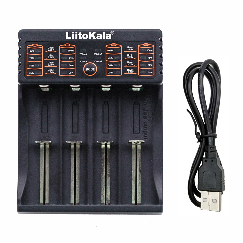 Зарядное устройство LiitoKala Lii-402 4х18650