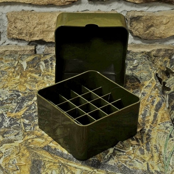 Коробка "Superduck-25" на 25 патронов зелёная