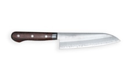 Нож кухонный Сантоку SUNCRAFT SENZO CLAD 17 см.