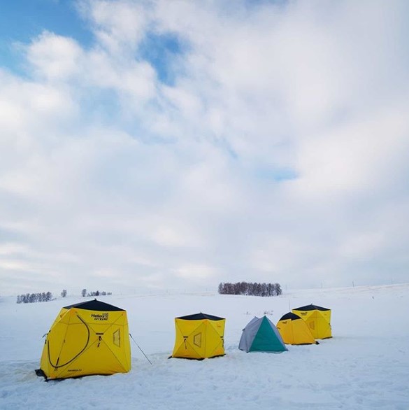 В наличии отличные зимние палатки!