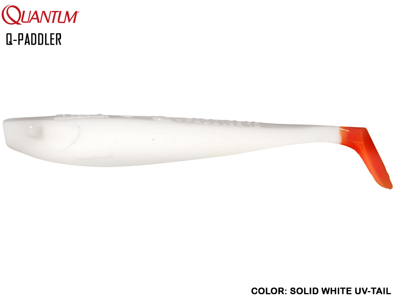 Мягкая приманка Quantum-Mann's Q-Paddler 12см - 11-Solid white UV