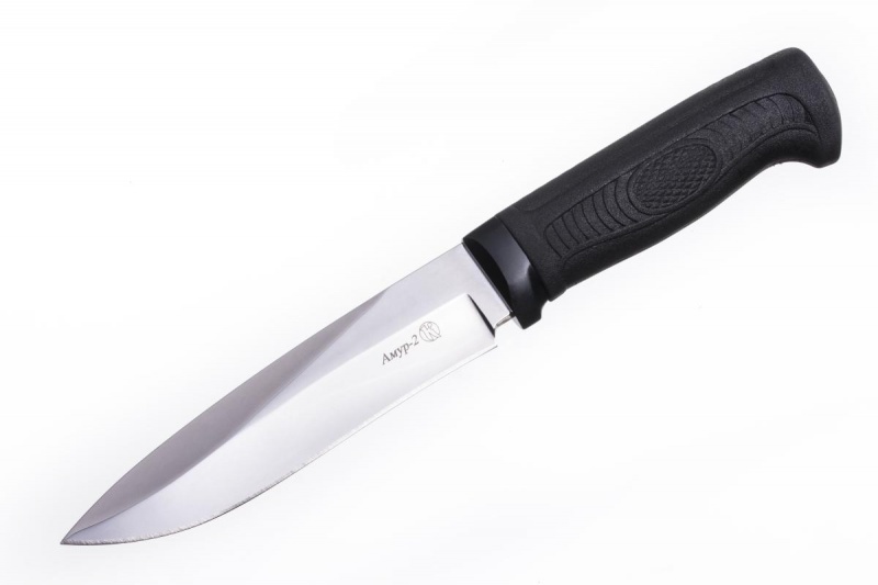 Нож "Амур-2" (полированный, эластрон)