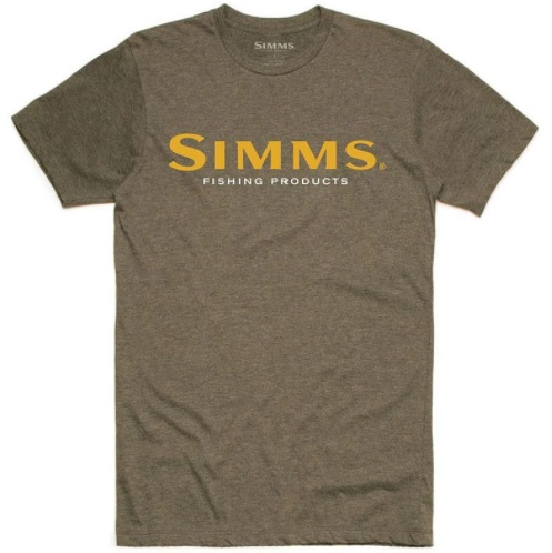 Футболка Simms Logo T-Shirt (Olive Heather, M) 