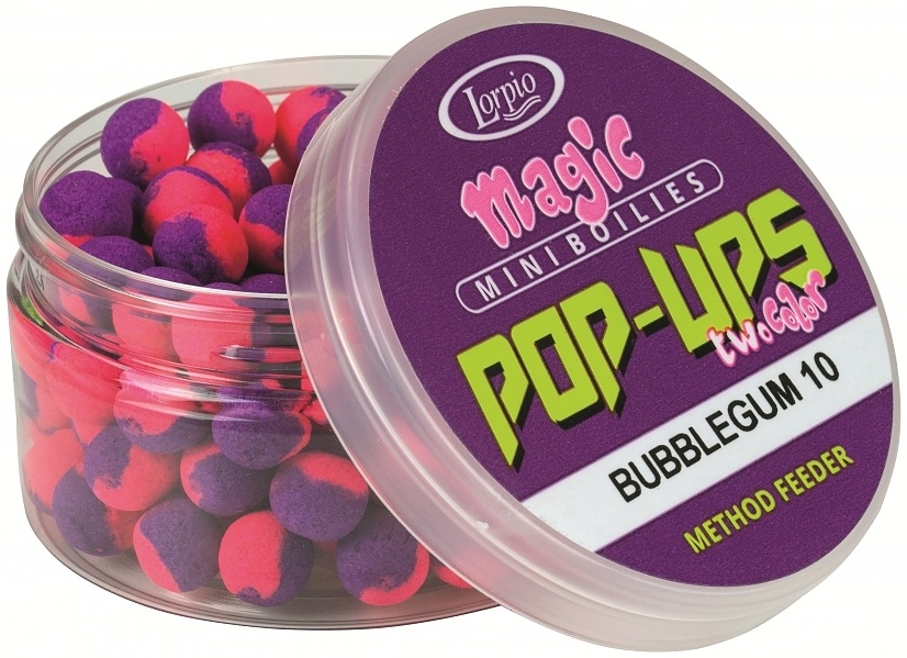 Бойлы Lorpio Magic mini boilies Pop-ups Two color Bubblegum 8мм
