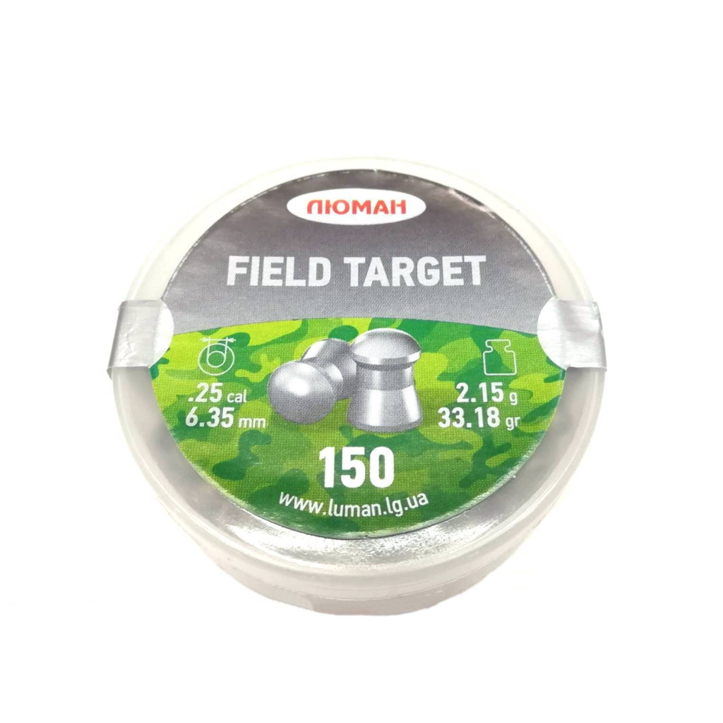 Пуля пневматическая 6,35 мм Люман "Field Target 2,15" (150 шт.)