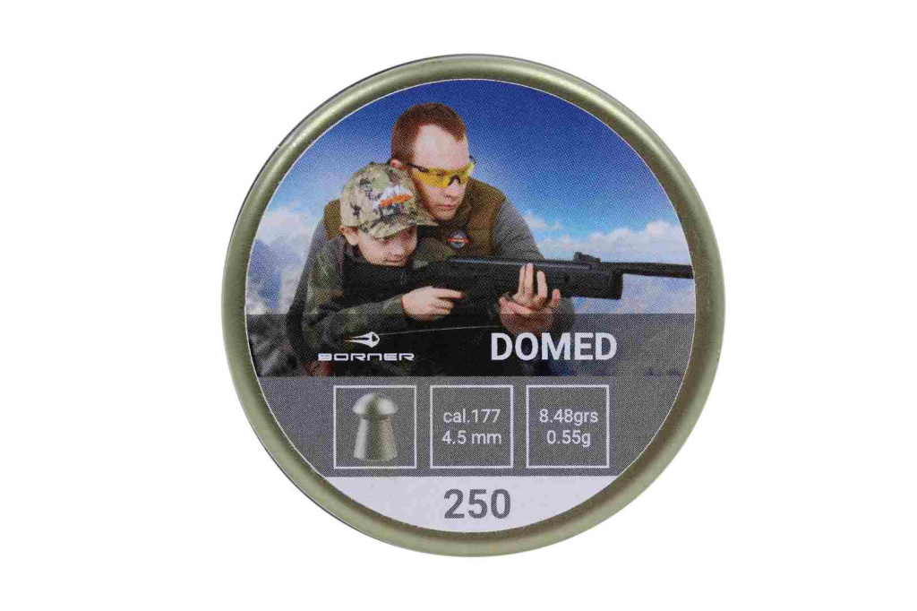 Пуля пневматическая 4,5 мм Borner "Domed" 0,60 гр. (250 шт.)