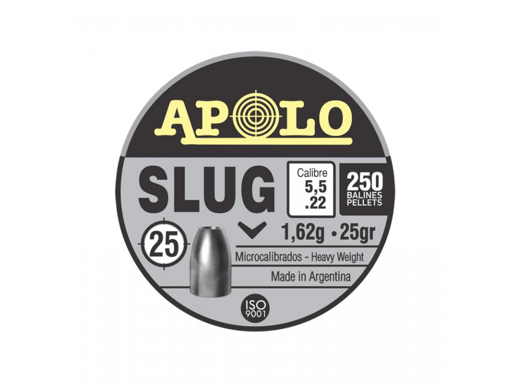 Пуля пневматическая 5,5 мм "Apolo Slug" 1,62г. (200шт.)
